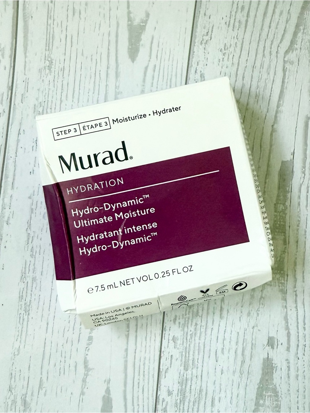 Murad Hydration Hydro-Dynamic Ultimate Moisture Travel Size 0.25 fl oz, NEW NIB